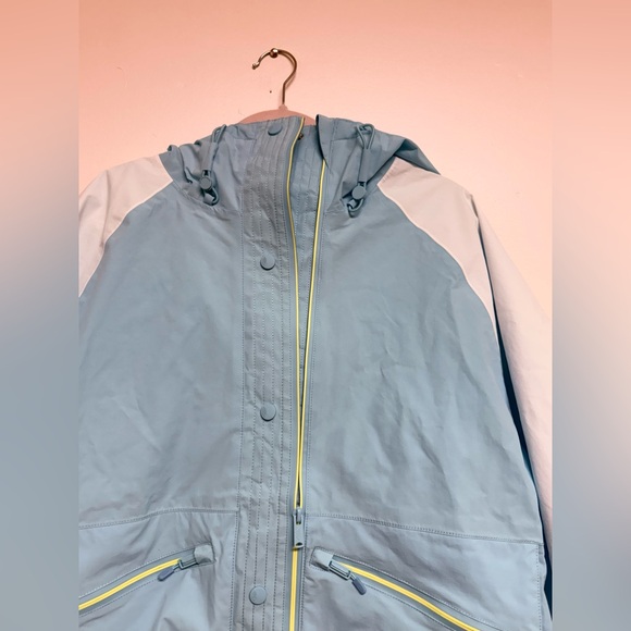 NWT Free People FP Movement Singin In The Rain Packable Jacket Baby Blue Size M - Picture 4 of 9
